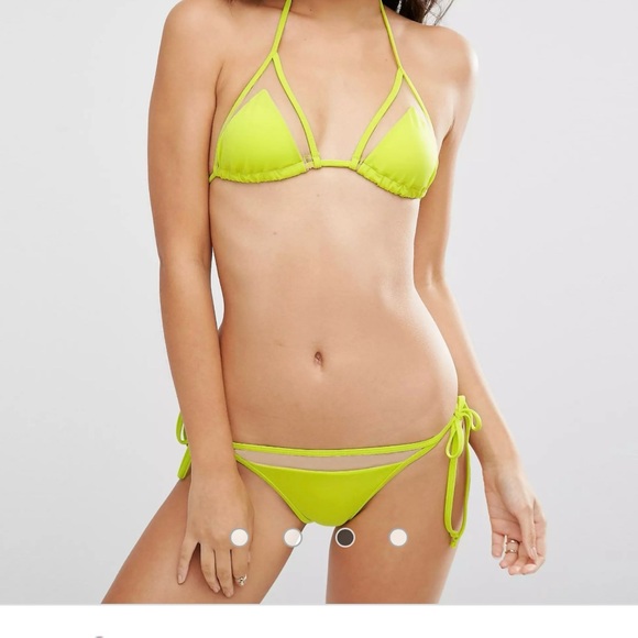 NWOT - ASOS - mix and match swim set - in Beat/Nude Size: Top 8 / Bottom 6 - Picture 5 of 6